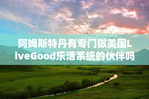 阿姆斯特丹有专门做美国LiveGood乐活系统的伙伴吗