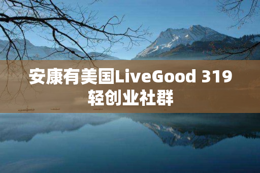 安康有美国LiveGood 319轻创业社群