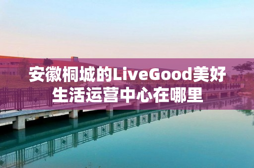 安徽桐城的LiveGood美好生活运营中心在哪里