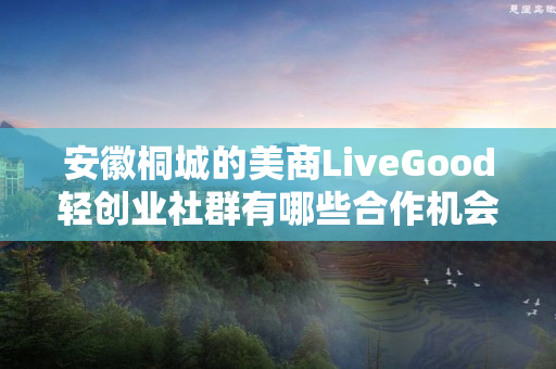 安徽桐城的美商LiveGood轻创业社群有哪些合作机会