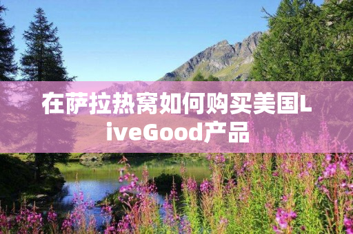 在萨拉热窝如何购买美国LiveGood产品