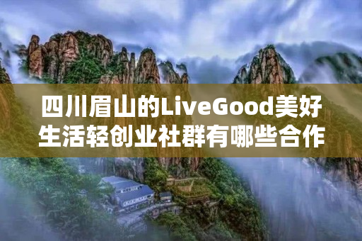 四川眉山的LiveGood美好生活轻创业社群有哪些合作机会