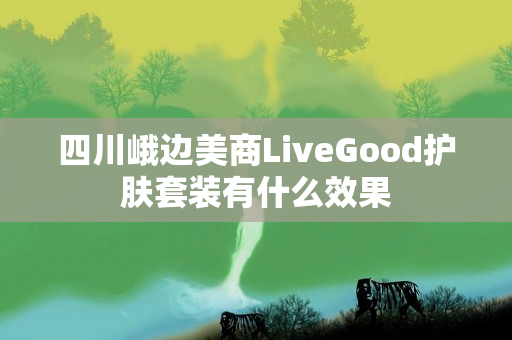 四川峨边美商LiveGood护肤套装有什么效果