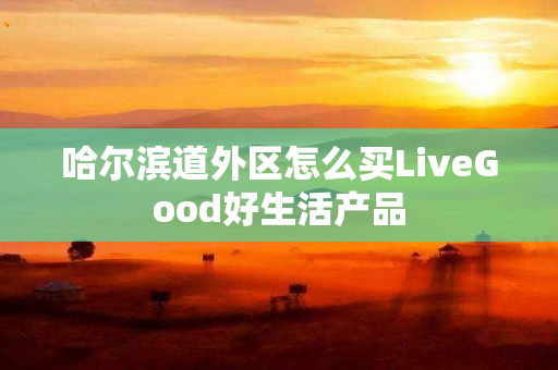 哈尔滨道外区怎么买LiveGood好生活产品