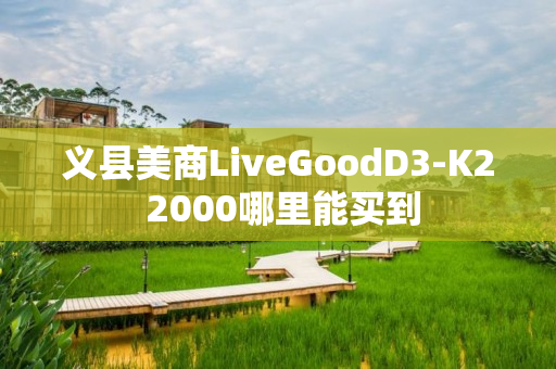 义县美商LiveGoodD3-K2 2000哪里能买到