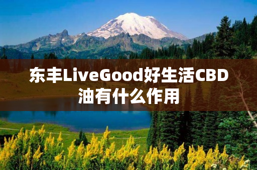 东丰LiveGood好生活CBD油有什么作用