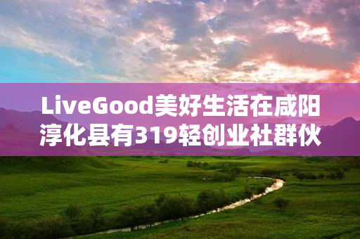 LiveGood美好生活在咸阳淳化县有319轻创业社群伙伴吗