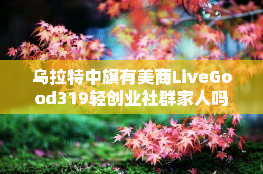 乌拉特中旗有美商LiveGood319轻创业社群家人吗