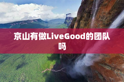 京山有做LiveGood的团队吗