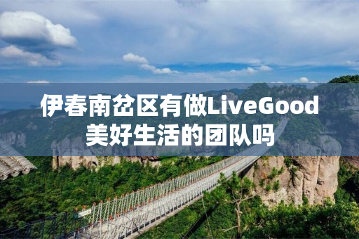 伊春南岔区有做LiveGood美好生活的团队吗