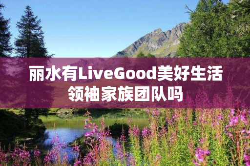 丽水有LiveGood美好生活领袖家族团队吗