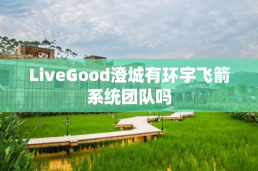 LiveGood澄城有环宇飞箭系统团队吗