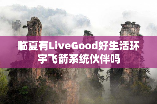 临夏有LiveGood好生活环宇飞箭系统伙伴吗