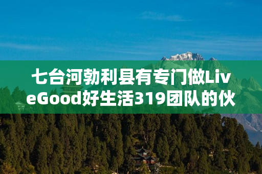 七台河勃利县有专门做LiveGood好生活319团队的伙伴吗