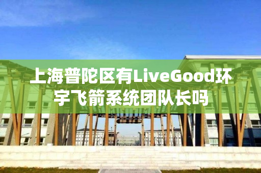 上海普陀区有LiveGood环宇飞箭系统团队长吗