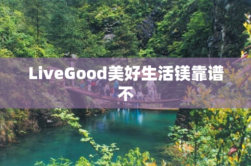 LiveGood美好生活镁靠谱不