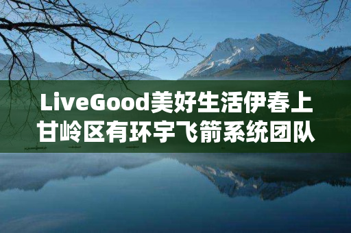 LiveGood美好生活伊春上甘岭区有环宇飞箭系统团队吗