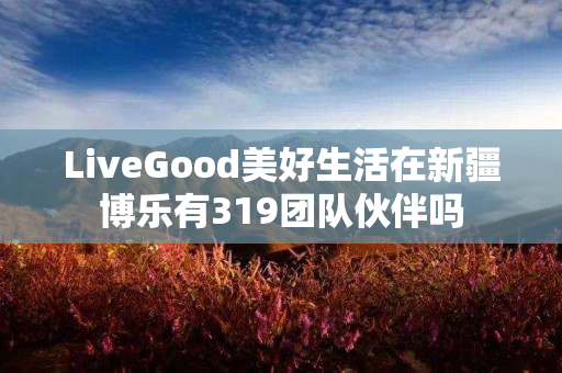 LiveGood美好生活在新疆博乐有319团队伙伴吗