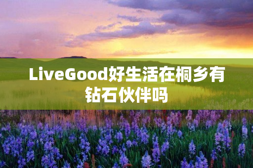 LiveGood好生活在桐乡有钻石伙伴吗