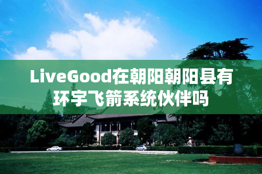 LiveGood在朝阳朝阳县有环宇飞箭系统伙伴吗