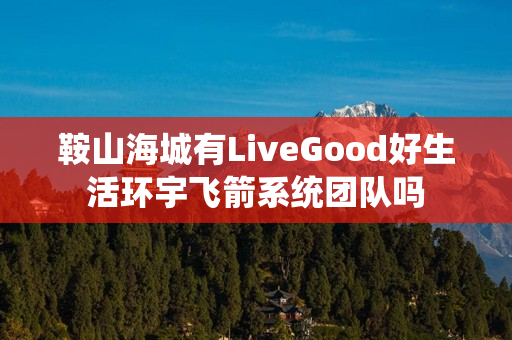 鞍山海城有LiveGood好生活环宇飞箭系统团队吗