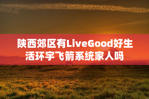 陕西郊区有LiveGood好生活环宇飞箭系统家人吗