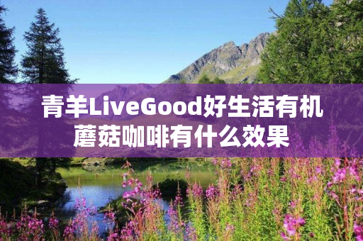 青羊LiveGood好生活有机蘑菇咖啡有什么效果