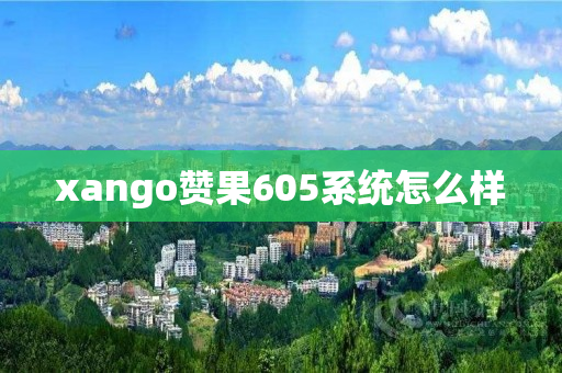 xango赞果605系统怎么样