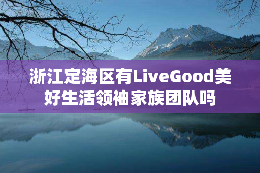 浙江定海区有LiveGood美好生活领袖家族团队吗