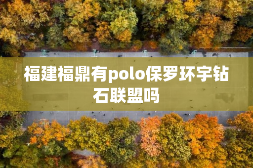 福建福鼎有polo保罗环宇钻石联盟吗