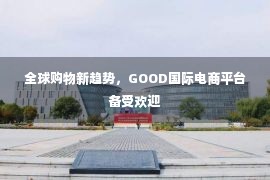 全球购物新趋势，GOOD国际电商平台备受欢迎