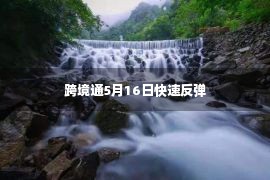 跨境通5月16日快速反弹