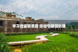 学习借鉴明思路 经验引领促创建