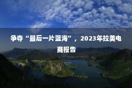 争夺“最后一片蓝海”，2023年拉美电商报告