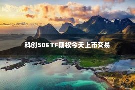 科创50ETF期权今天上市交易