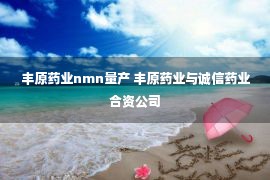 丰原药业nmn量产 丰原药业与诚信药业合资公司