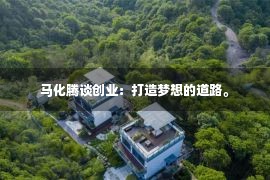 马化腾谈创业：打造梦想的道路。