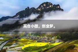 高台小微，创业梦。