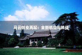 马云创业再起：全新机会与挑战