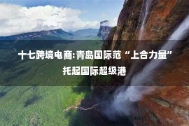 十七跨境电商:青岛国际范“上合力量”托起国际超级港