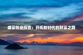 盛富创业投资：开拓新时代的财富之路