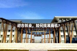 迎合创业，如何找准商机？