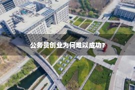 公务员创业为何难以成功？