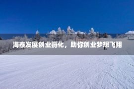 海泰发展创业孵化，助你创业梦想飞翔