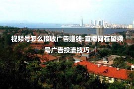 视频号怎么接收广告赚钱:直播间在望频号广告投流技巧