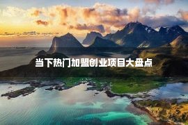 当下热门加盟创业项目大盘点