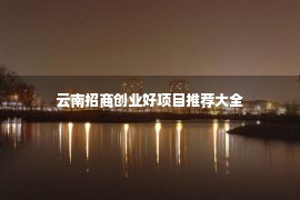 云南招商创业好项目推荐大全