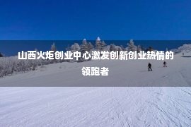 山西火炬创业中心激发创新创业热情的领跑者