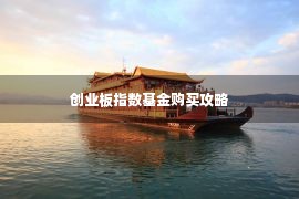 创业板指数基金购买攻略