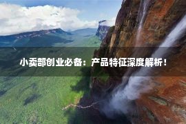 小卖部创业必备：产品特征深度解析！